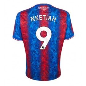 Pánské fotbalový oblečení Crystal Palace Eddie Nketiah #9 Domácí košile 2024-25 Krátkým Rukávem